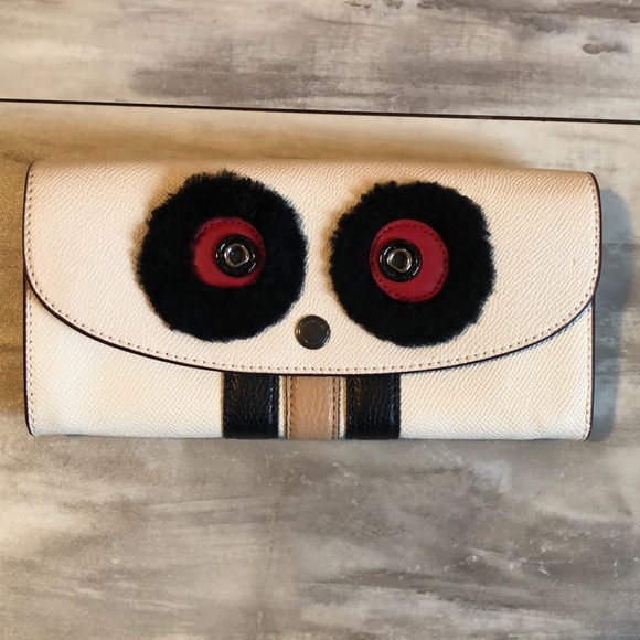 Coach Handbags - New! Coach slim Panda Bear wallet